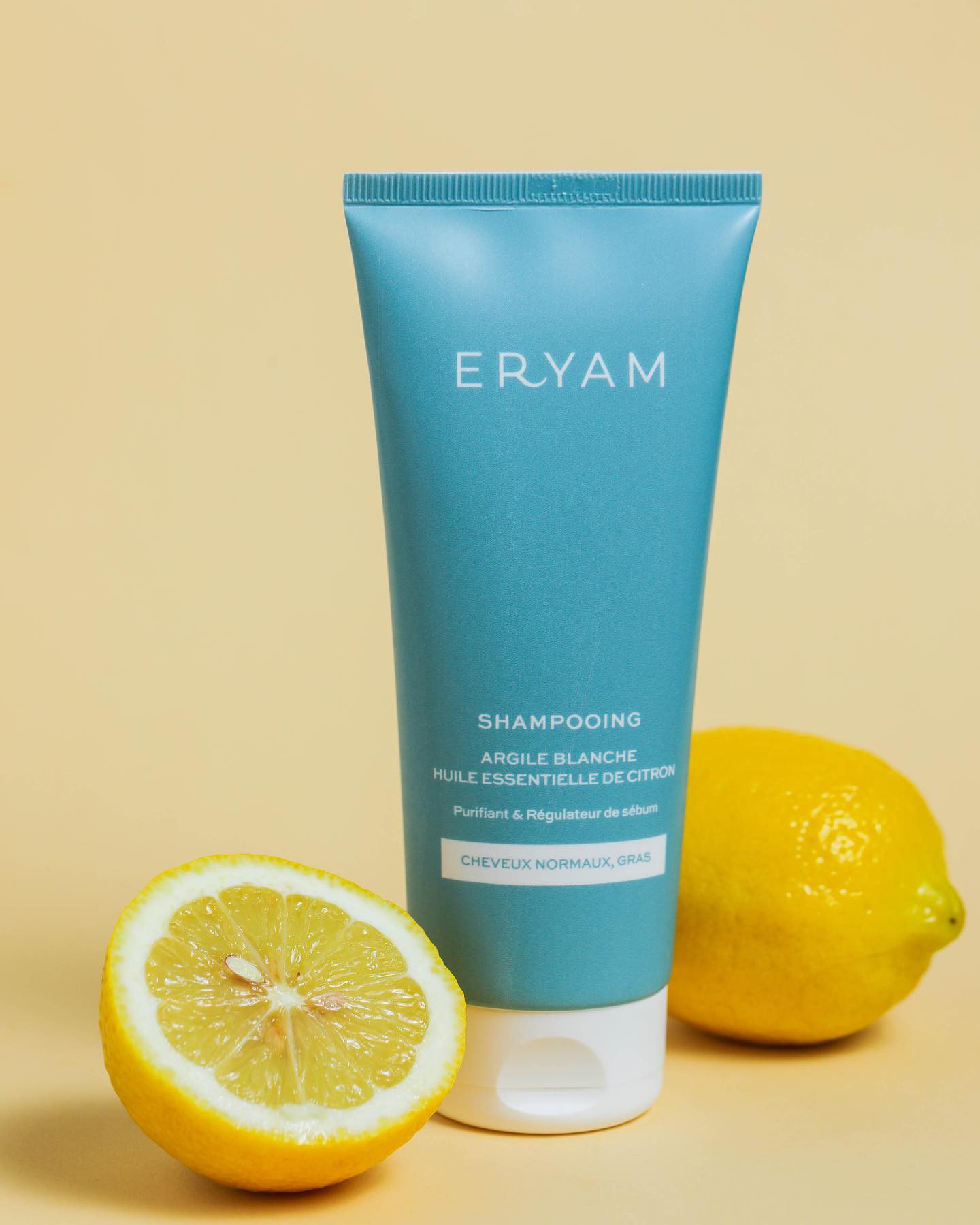 An Eryam pack styled with a lemon